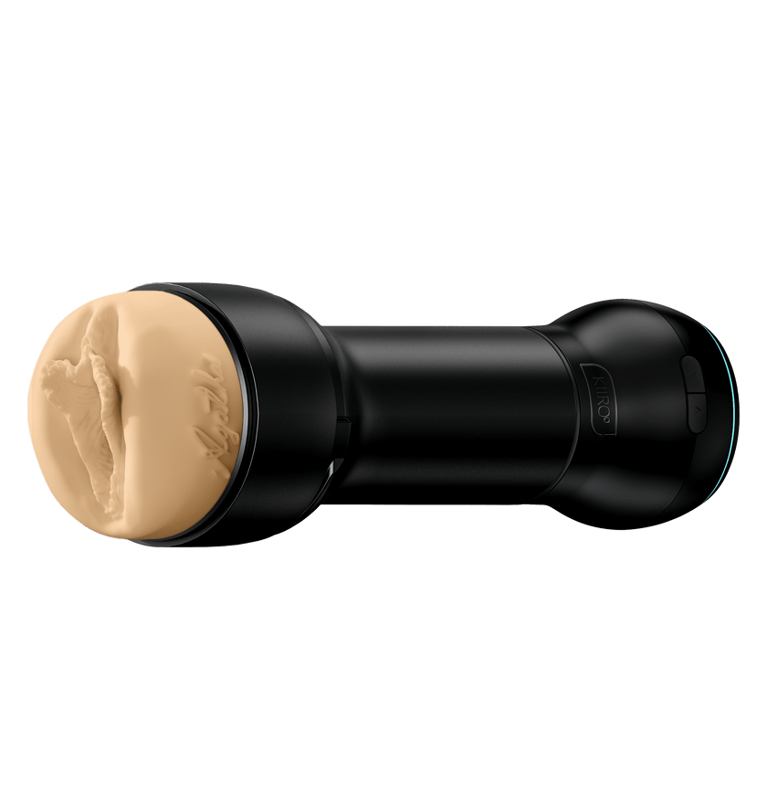 KIIROO-The FeelAgatha stroker paired with Powerblow suction device