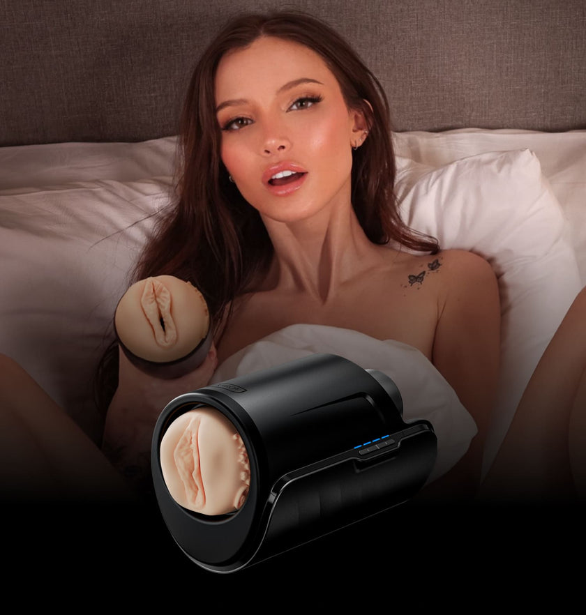 KIIROO-dainty holding stroker and keon masturbator