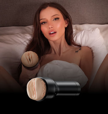 Dainty Wilder KIIROO-dainty holding dainty stroker