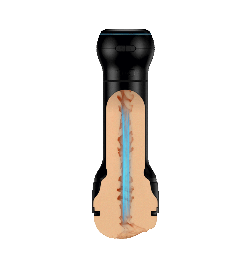 KIIROO-feelmelrose stroker and powerblow suction view