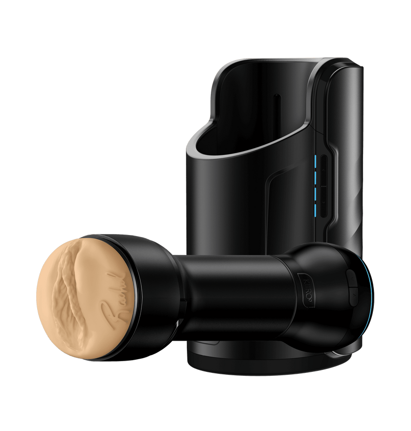 KIIROO-Keon, the automatic masturbator, Powerblow, the suction device, and FeelRachel stroker