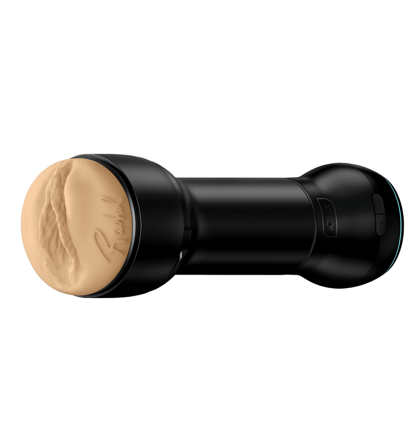 KIIROO-FeelRachel Stroker assembled with the PowerBlow blowjob machine