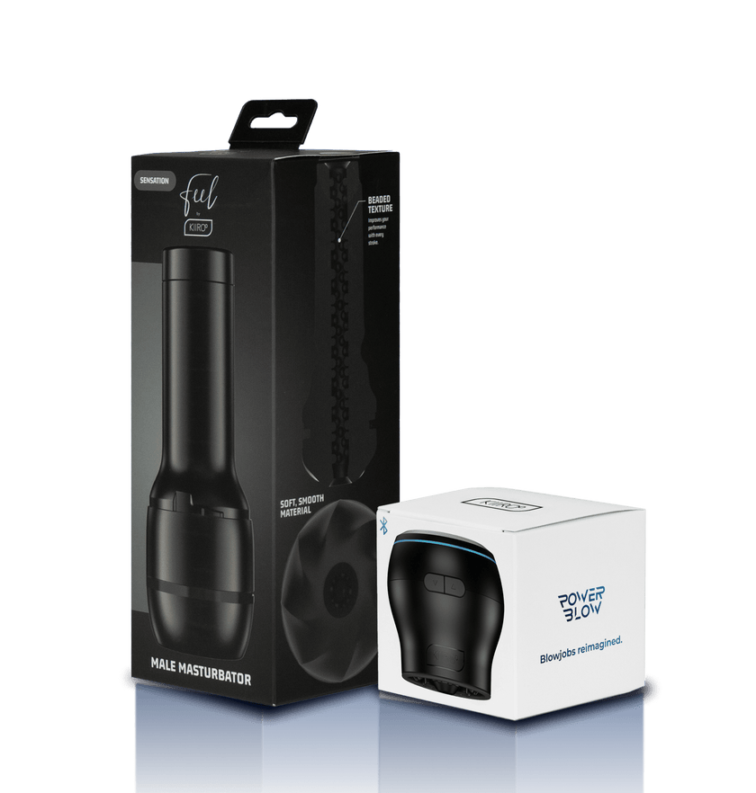 KIIROO-FeelSensation stroker box and powerblow package