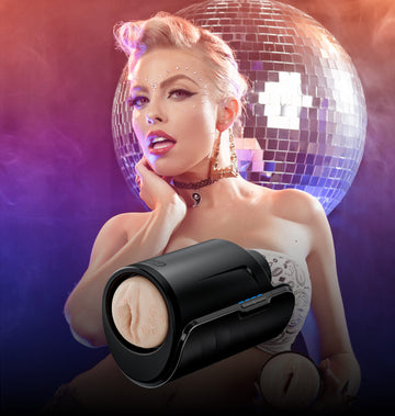 Britney Amber KIIROO-Britney Amber, feelbritney stroker assembled with keon interactive masturabator