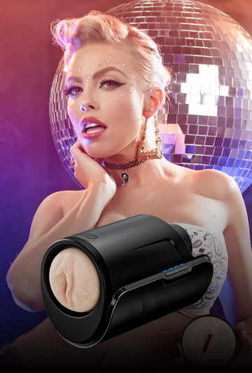 Britney Amber KIIROO-Britney Amber, feelbritney stroker assembled with keon interactive masturabator