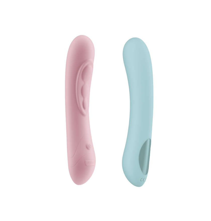 KIIROO-Pearl 3 pink G-spot vibrator, and Pearl2 G-spot vibrator combo