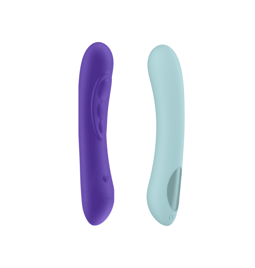 KIIROO-Pearl 3 purple G-spot vibrator, and Pearl2 G-spot vibrator combo