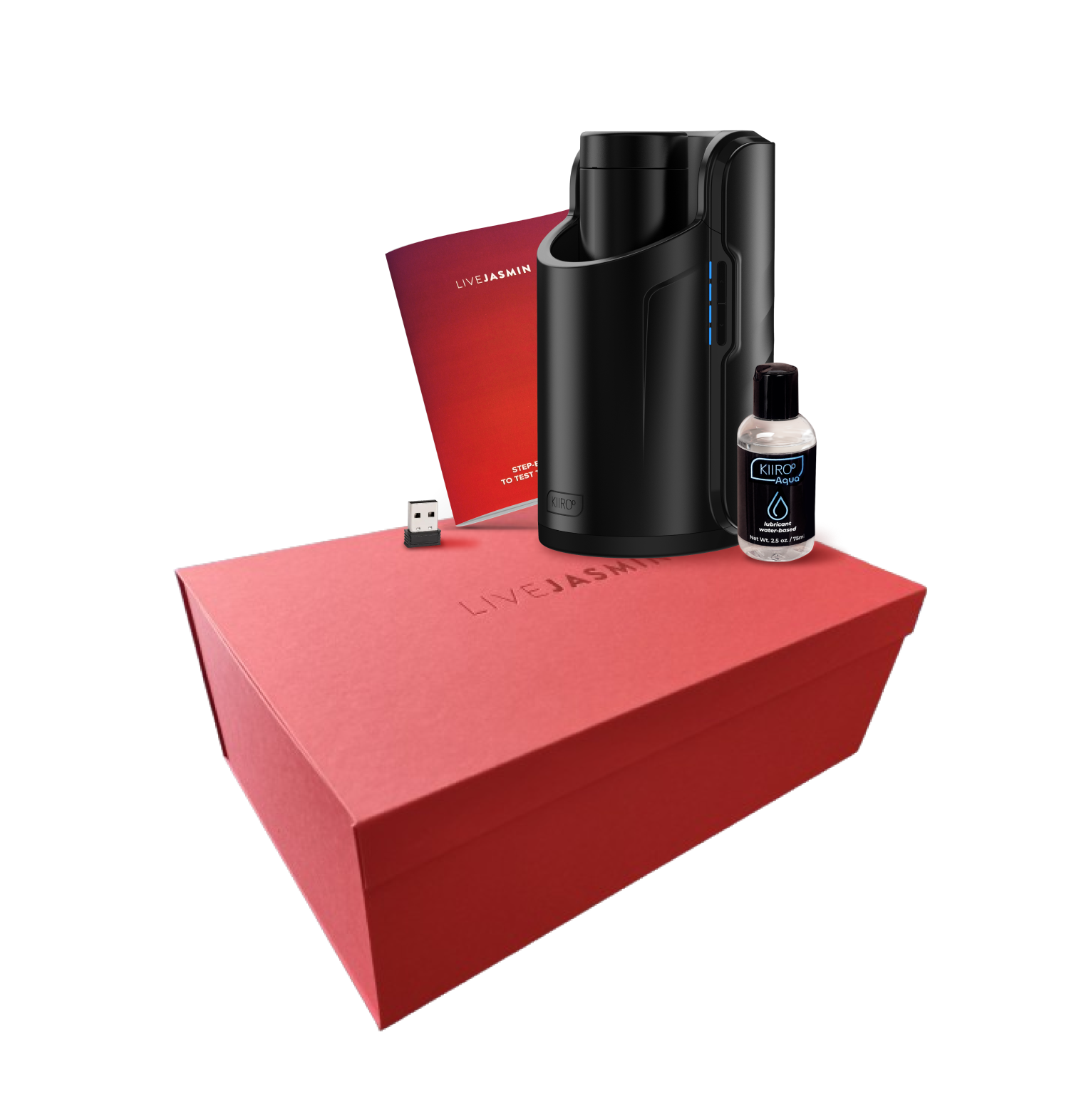 Kiiroo Gift Box includes keon, and lube