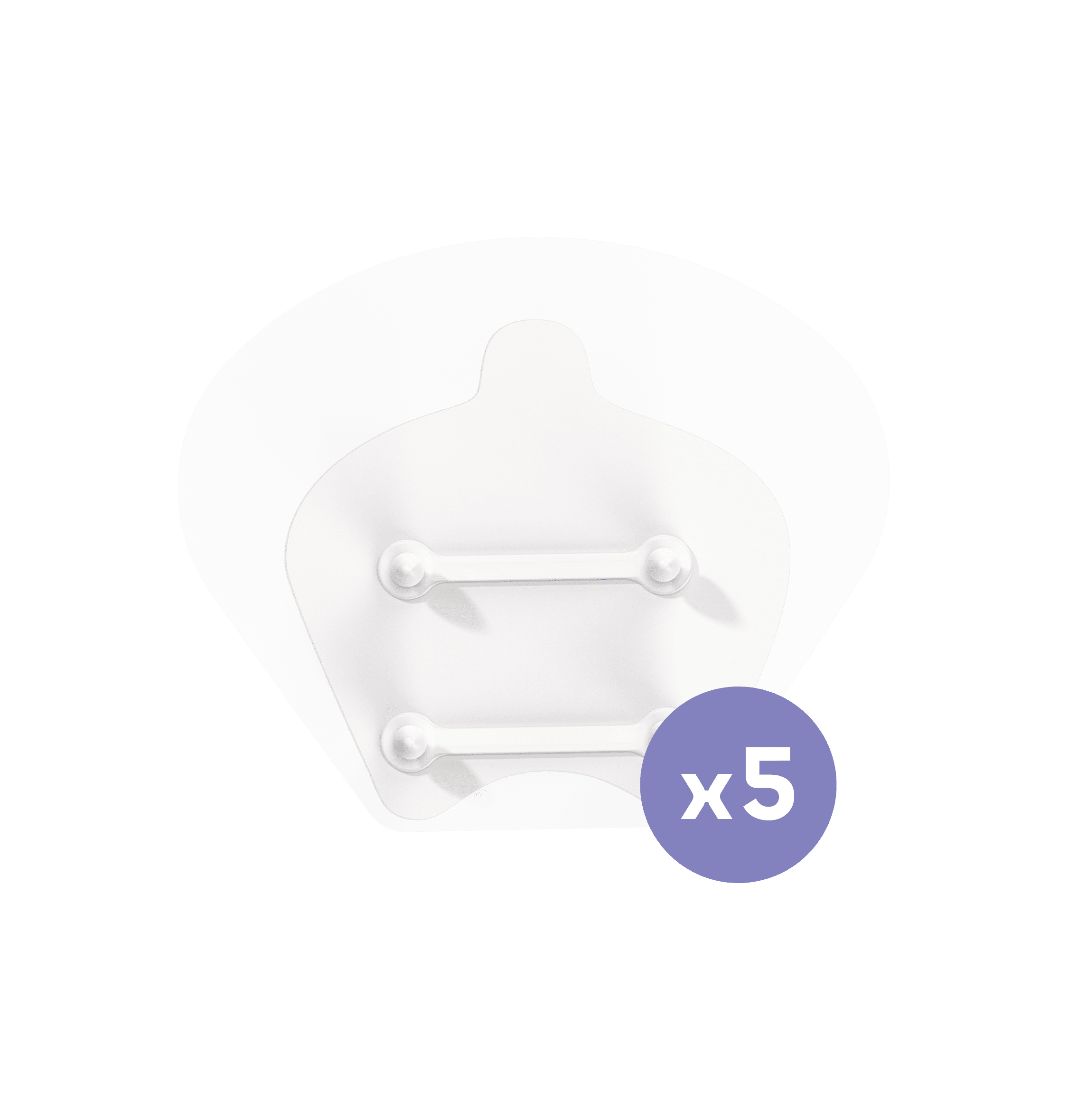 Luxus™ 5-pack adhesive stickers