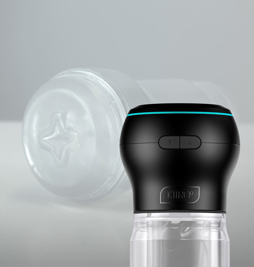 KIIROO-feel pocket crystal stroker and powerblow suction device