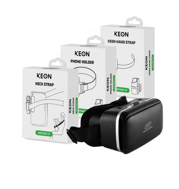 Keon Hands-free Accessory & VR Bundle KIIROO-Hands-free VR headset, and neck strap, phone holder, hand strap for keon masturbator