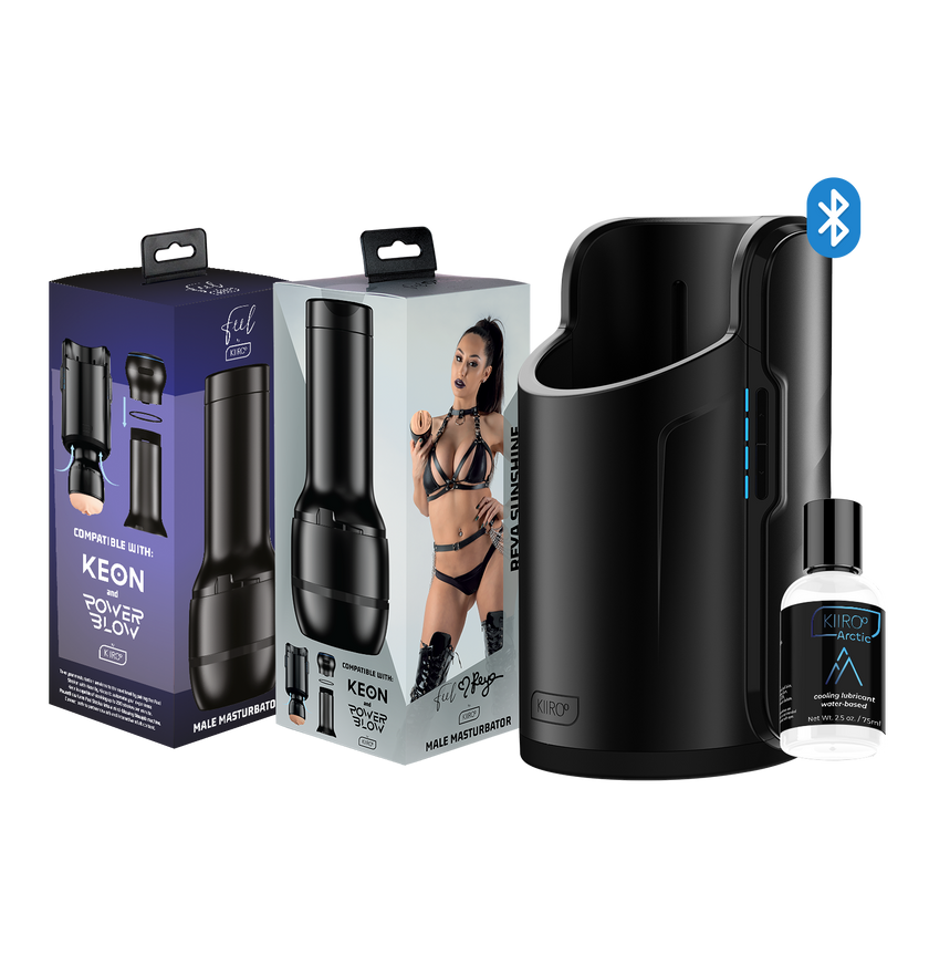 KIIROO-feelreya stroker box, keon masturbator, water-based lube