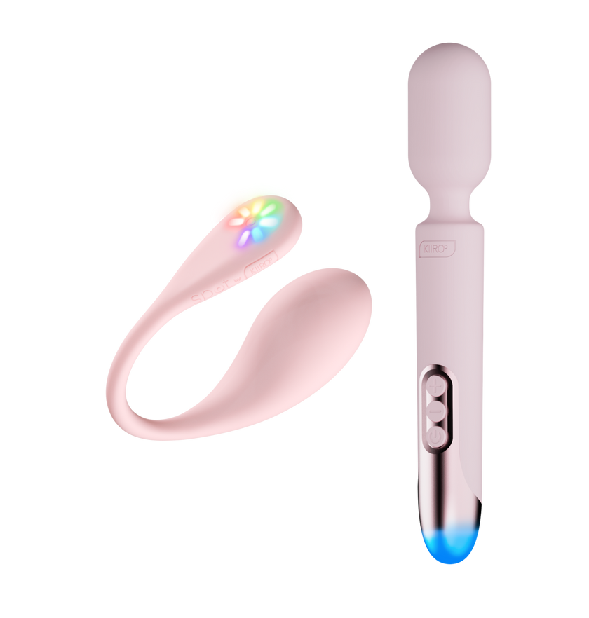 KIIROO-Spot, the egg vibrator, and Prowand, the wand vibrator