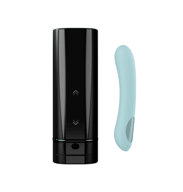 Pleasure For Two Bundle KIIROO-Pearl2+ vibrator and Onyx+ interactive masturbator combo