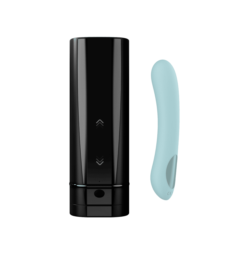 KIIROO-Pearl2+ vibrator and Onyx+ interactive masturbator combo