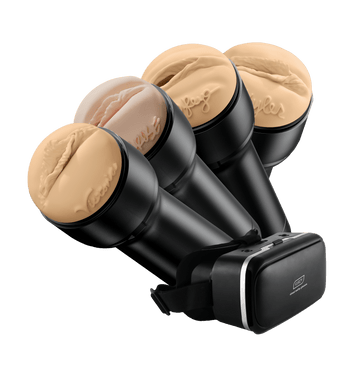 VR Fantasy Bundle KIIROO-Virtual Reality Headset, FeelVictoria Stroker, FeelSkyler Stroker, FeelReya Stroker, and feelmelrose stroker bundle