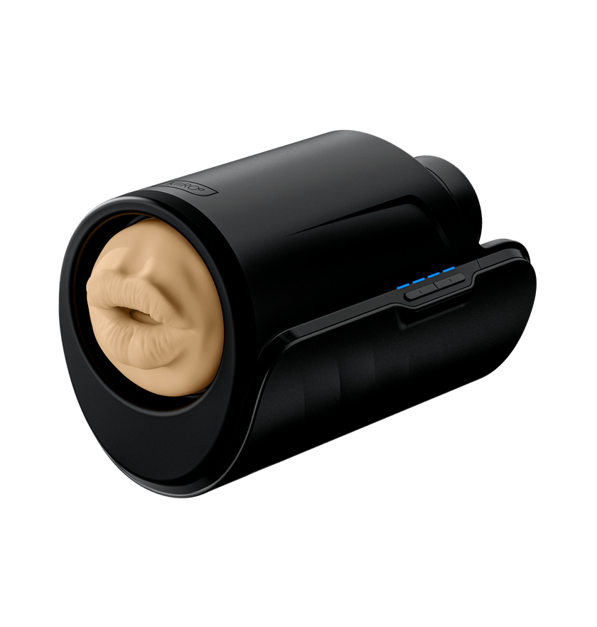 KIIROO-keon masturbator assembled with feelvictoria mouth stroker