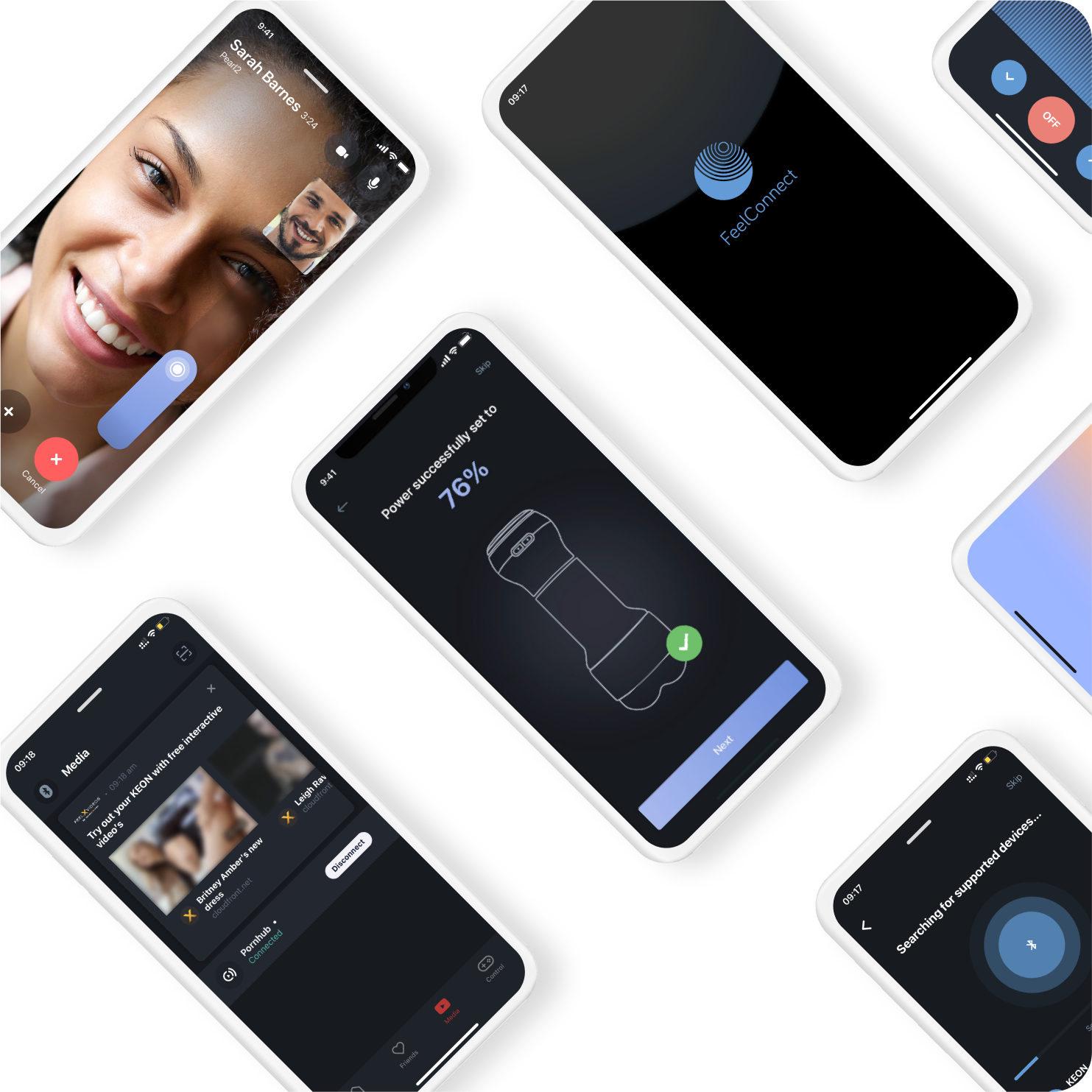 A revolution in long-distance relationships. Sync products for remote partner play, from anywhere in the world.