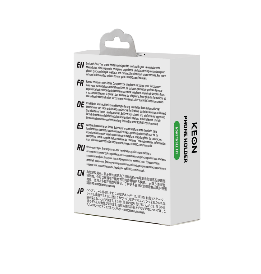 KIIROO-keon phone holder back of the box