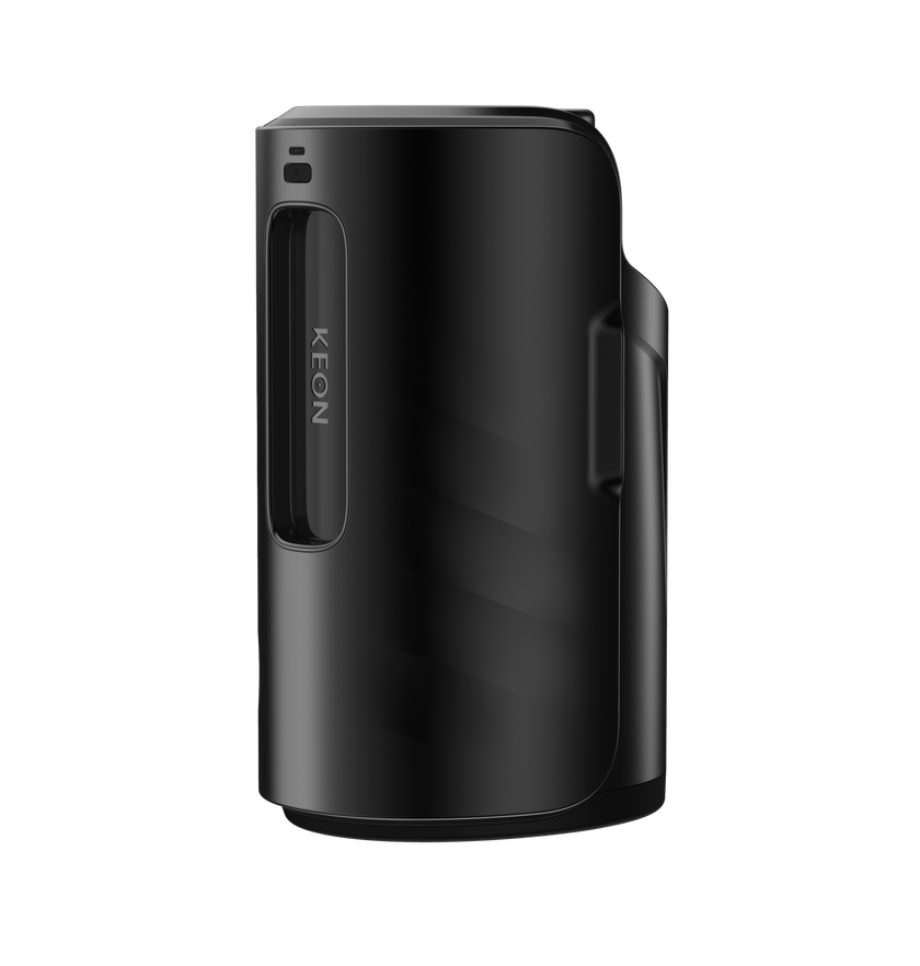 KIIROO-Keon automatic male masturbator and FeelStroker from the back