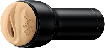 Reya Sunshine KIIROO-reya sunshine holds her stroker, and feelreya stroker side