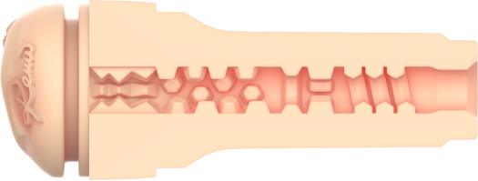 KIIROO-Cross-sectional view of the Feelromi stroker's textured inner tunnel