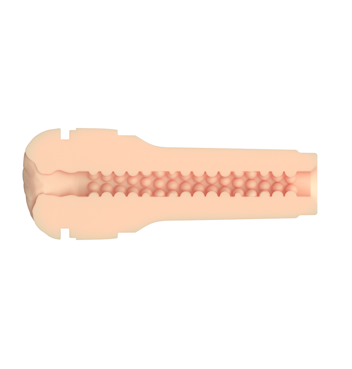 inside view of the feel stroker pale
