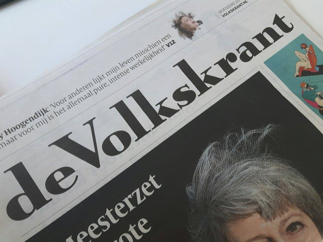 Kiiroo Cover de Volkskrant