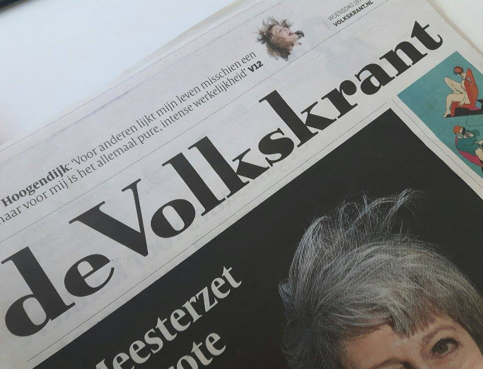 We are Interviewed by Volkskrant