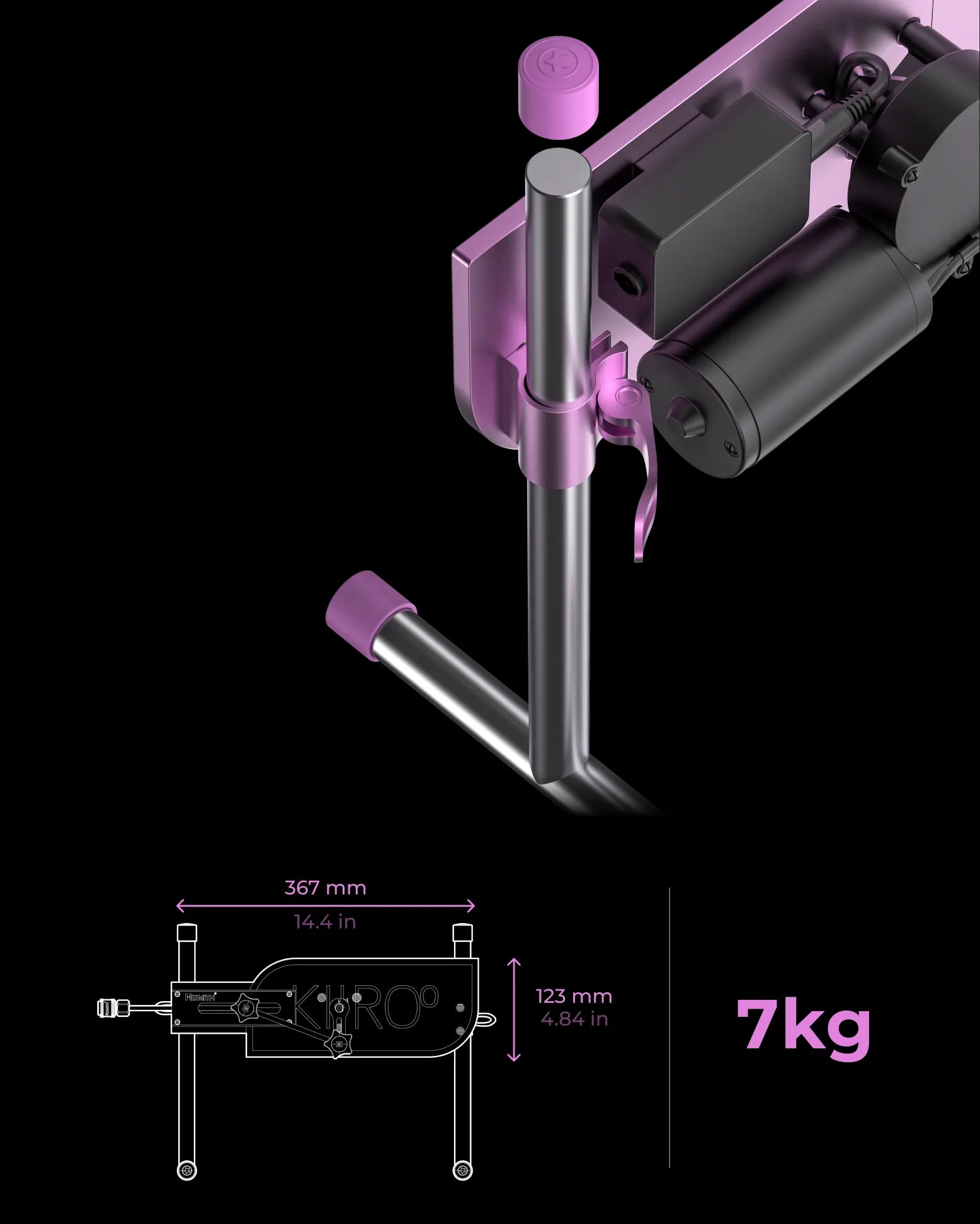 Compact size, maximum stability