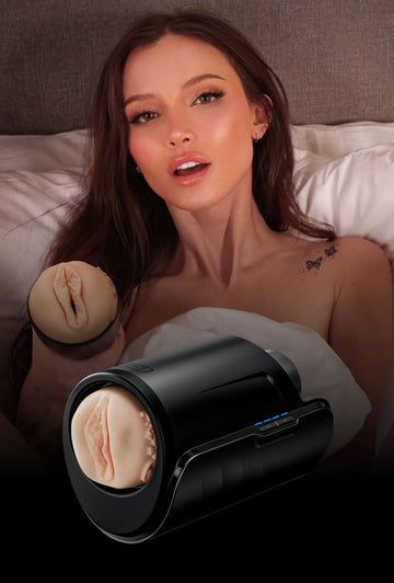 KIIROO-dainty holding dainty stroker