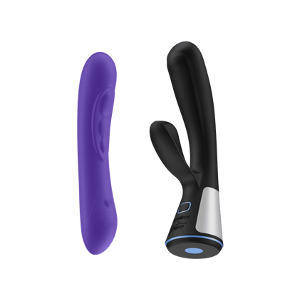 Pearl3 purple G-spot vibrator, and Fuse  dual stimulation vibrator combo
