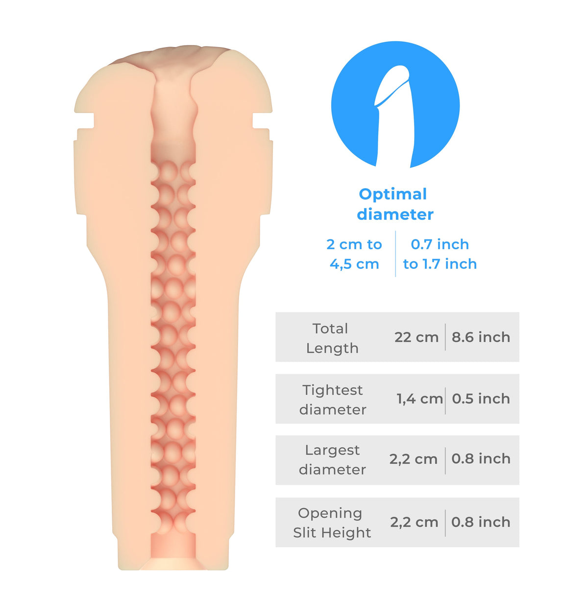 feel stroker specifications