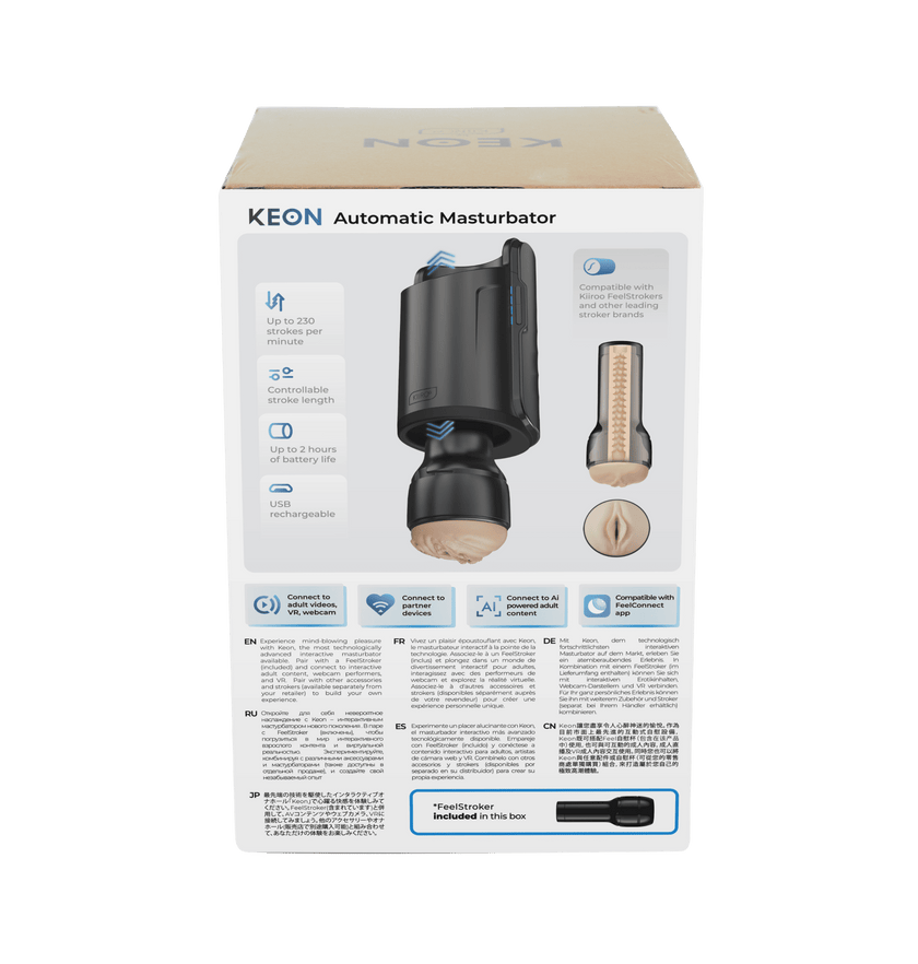 KIIROO-Keon Automatic Male Masturbator box back