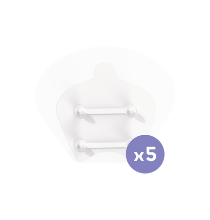 Luxus™ 5-pack adhesive stickers