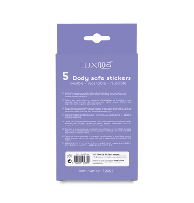 Luxus™ 5-pack adhesive stickers