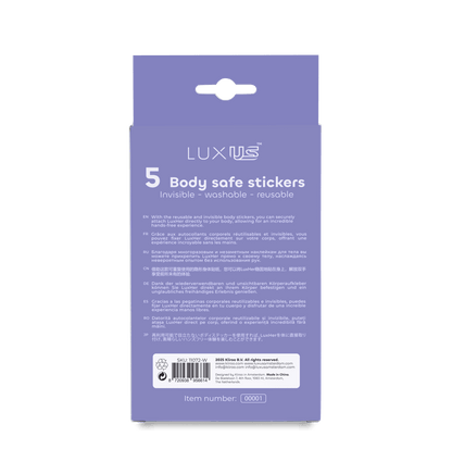 Luxus™ 5-pack adhesive stickers