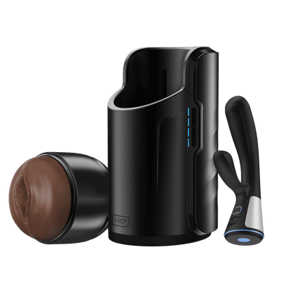 the FeelStroker dark brown, the Keon automatic masturbator, and the Fuse interactive dual-stimulation vibrator