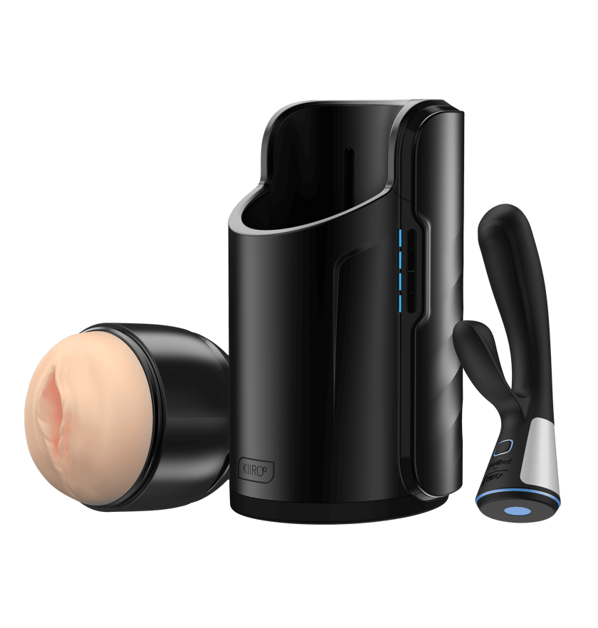 KIIROO-the FeelStroker pale, the Keon automatic masturbator, and the Fuse interactive dual-stimulation vibrator