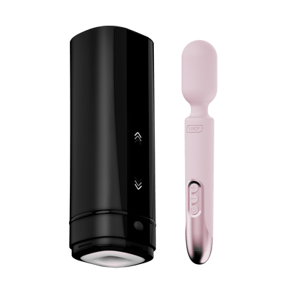 ProWand pink vibrations and Onyx+ stroker