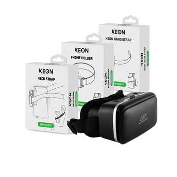 KIIROO-Hands-free VR headset, and neck strap, phone holder, hand strap for keon masturbator