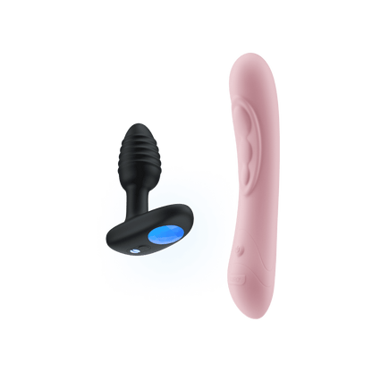 Pearl3 pink AI vibrator and interactive butt plug Lumen