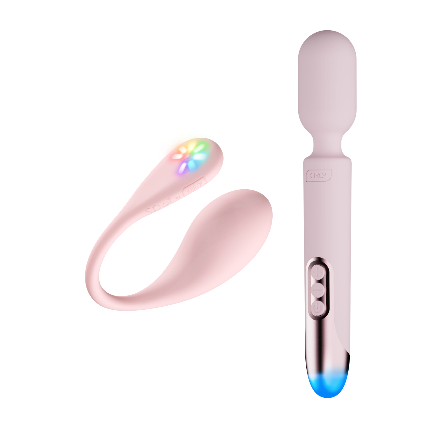 Spot, the egg vibrator, and Prowand, the wand vibrator