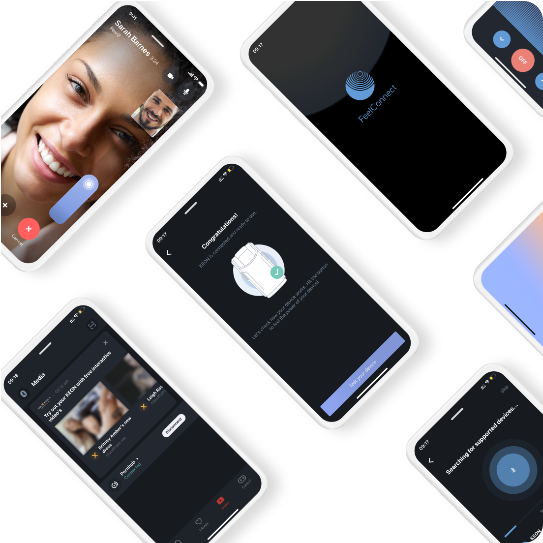 A revolution in long-distance relationships. Sync products for remote partner play, from anywhere in the world.