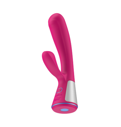 Fuse pink dual-stimulation vibrator