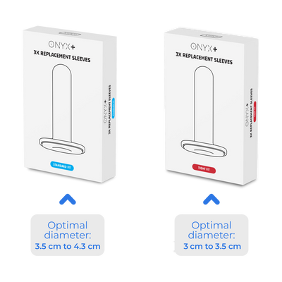 onyx plus replacement sleeves packages