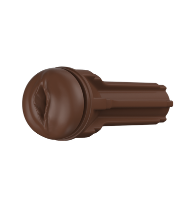 feel stroker dark brown front of the sleeve