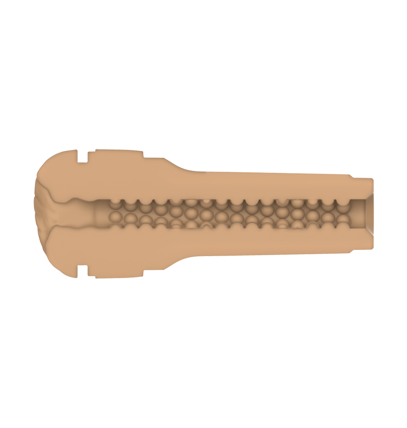 feel stroker inside view light brown