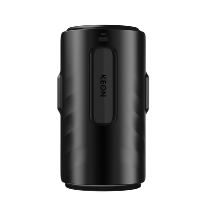 Back of Keon automatic male masturbator